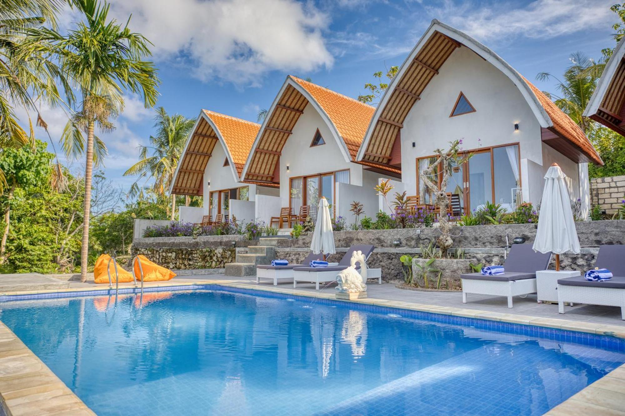 Kelingking Beach Villas Sompang Exterior foto