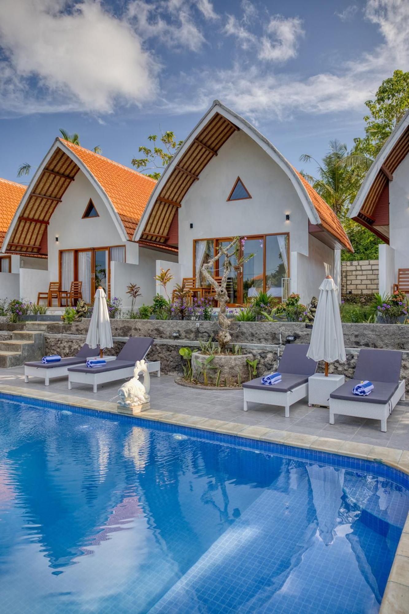 Kelingking Beach Villas Sompang Exterior foto